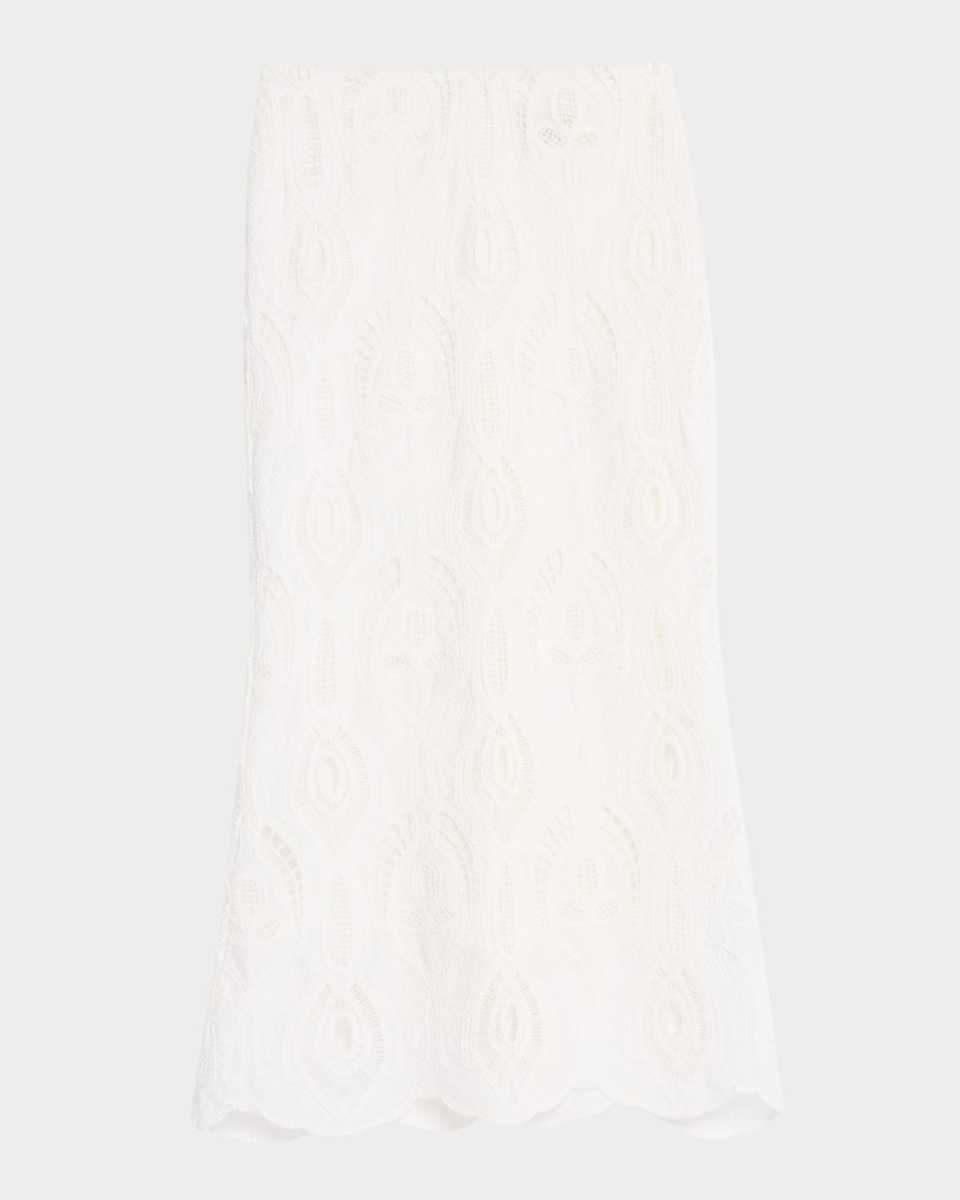 Kenzie Eyelet-Embroidered Maxi Skirt